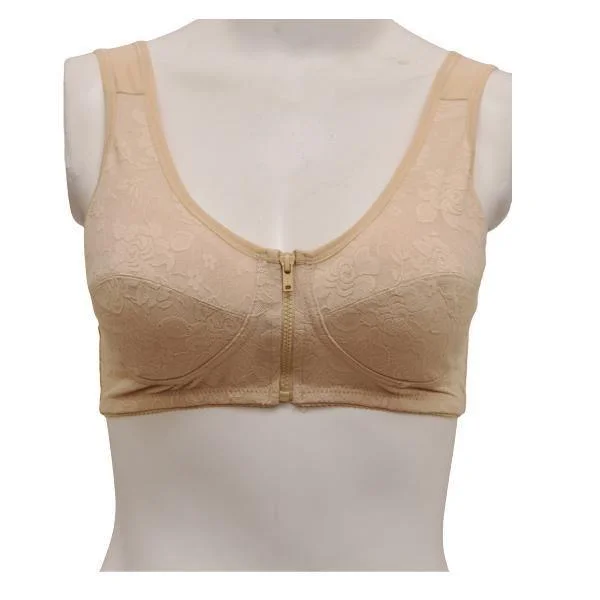 Stylish Front Opening Zipper Bra