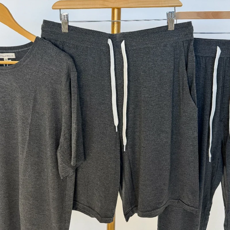 Bob's Essential Set - TEE/JOGGER/SHORT | CHARCOAL