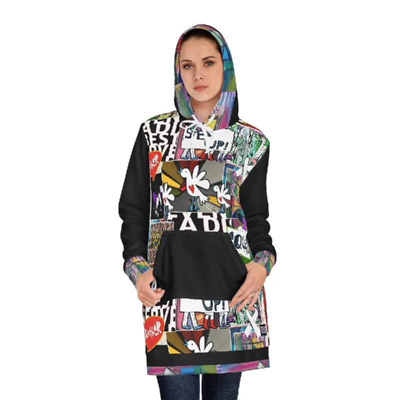 Women's Hoodie Dress (AOP) STEP UP