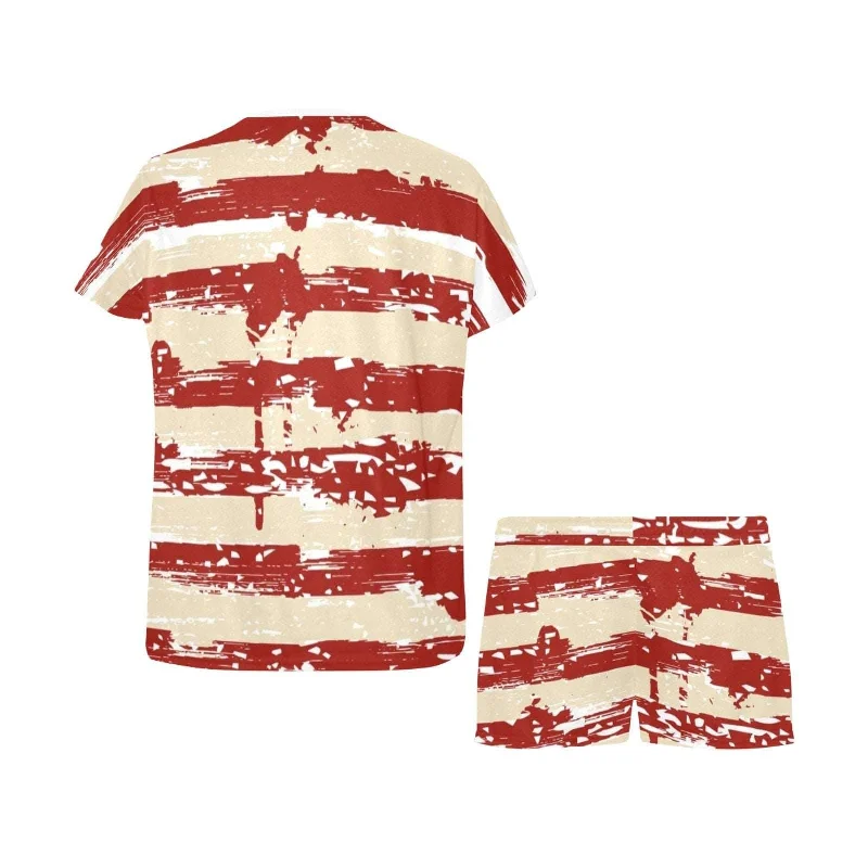 American Woman Short Pajama Set