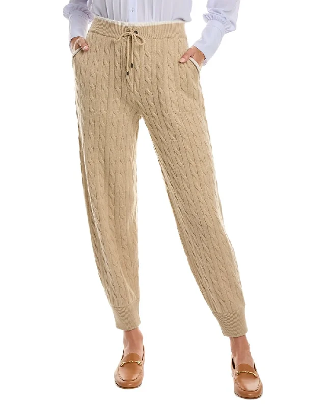 Brunello Cucinelli Cable-Knit Cashmere Jogger