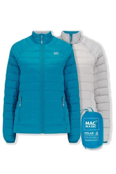 MAC IN A SAC REVERSIBLE  POLAR DOWN JACKET-MULTI  COLOR