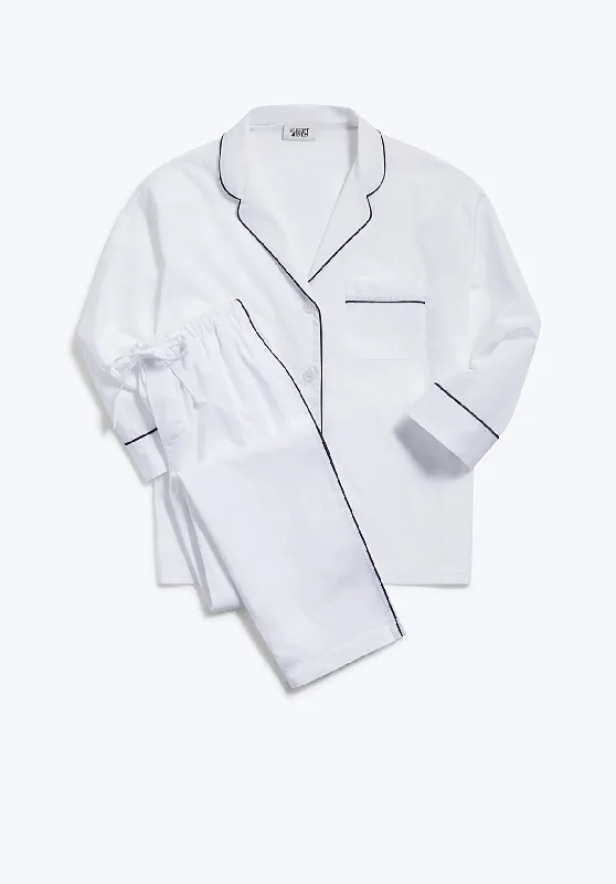 White Poplin / S