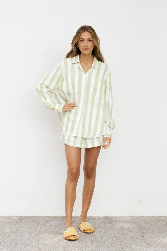 Marlon Sleep Set - Stripe - Margarita