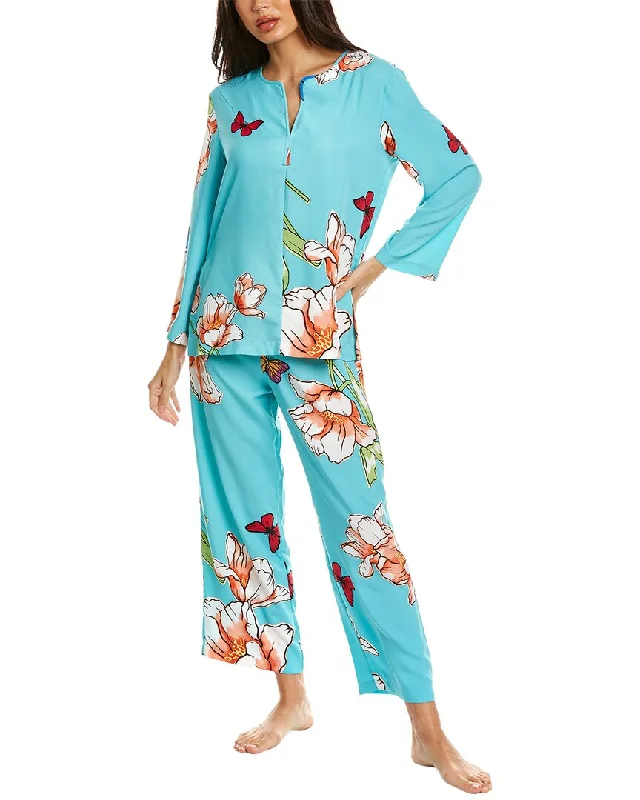 Natori 2pc Wild Poppy Pajama Set