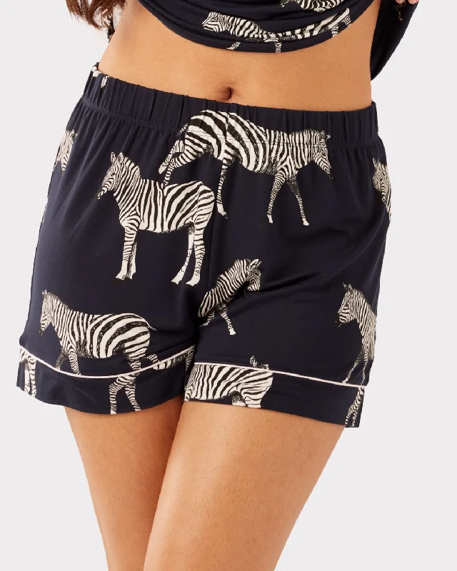 Zebra Print Short Pyjama Set