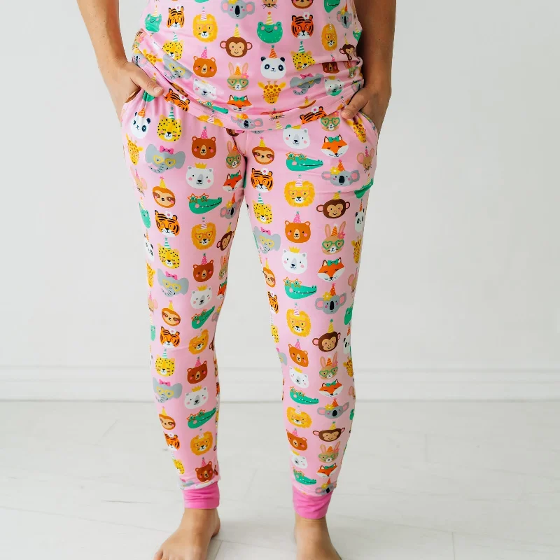 Pink Party Pals Women's Pajama Pants