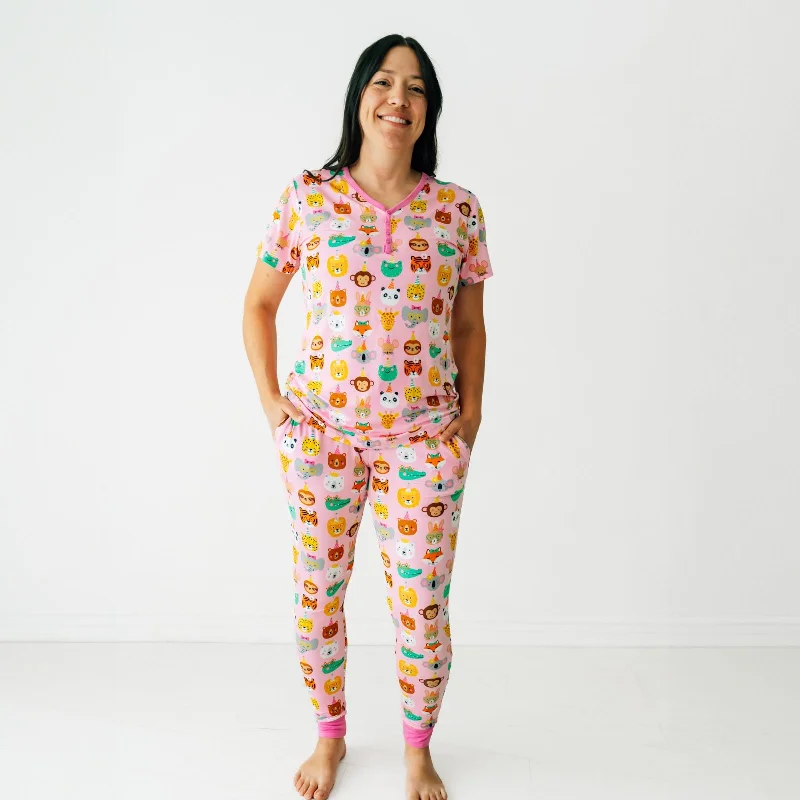 Pink Party Pals Women's Pajama Pants