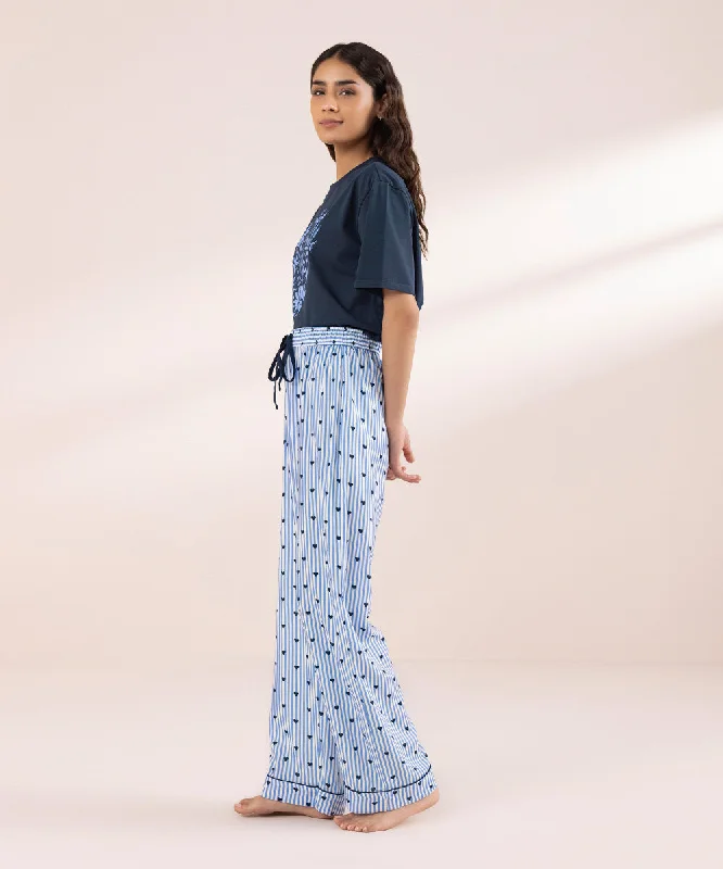 Printed Viscose Trousers