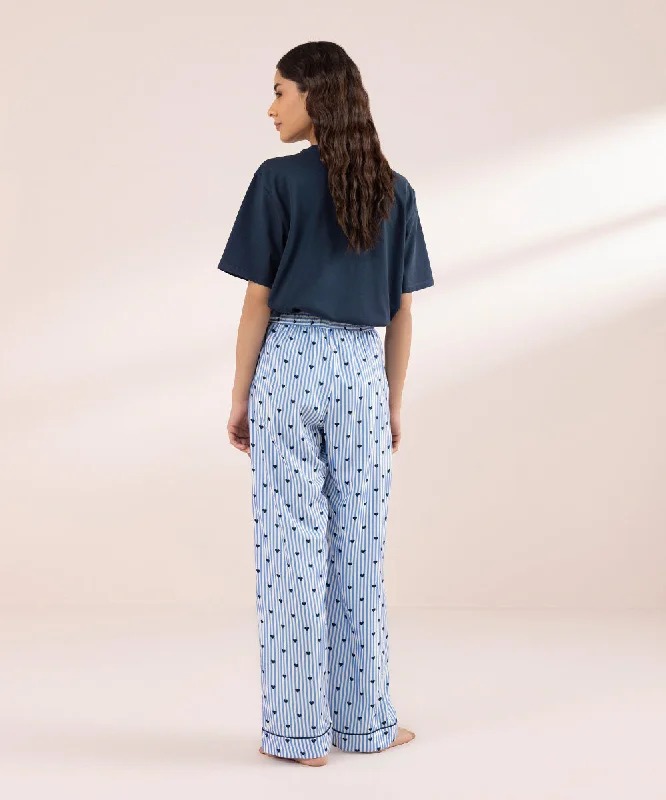 Printed Viscose Trousers