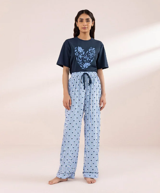 Printed Viscose Trousers