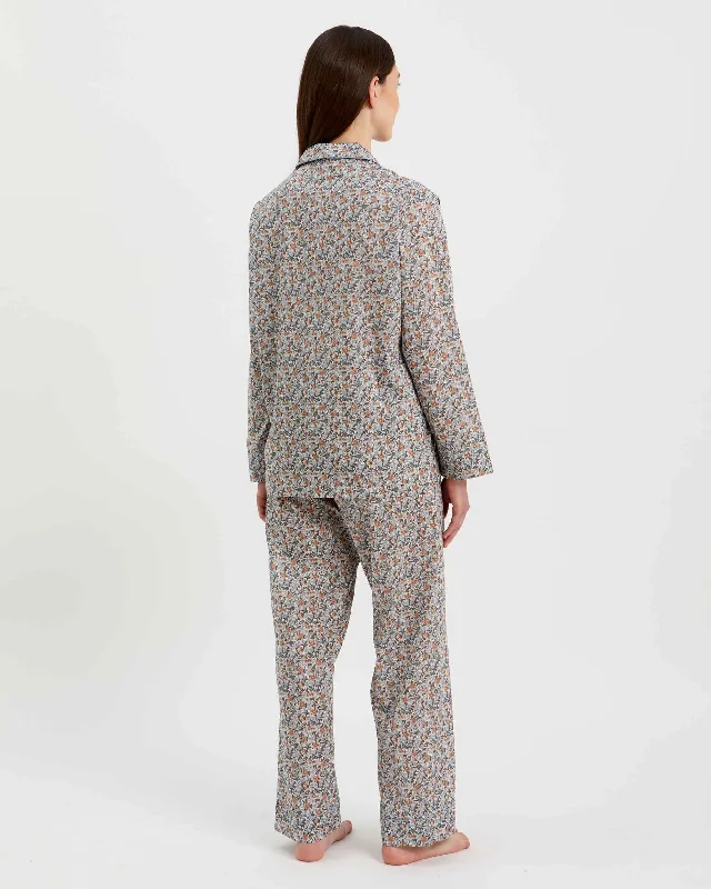 Women's Fine Cotton Pyjamas made with Liberty Fabric - Strawberry Tree